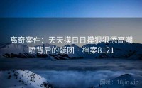 离奇案件：天天摸日日摸狠狠添高潮喷背后的疑团 · 档案8121