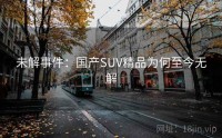 未解事件：国产SUV精品为何至今无解