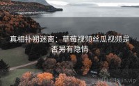 真相扑朔迷离：草莓视频丝瓜视频是否另有隐情