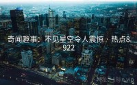奇闻趣事：不见星空令人震惊 · 热点8922
