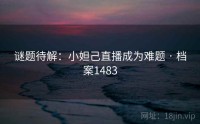 谜题待解：小妲己直播成为难题 · 档案1483